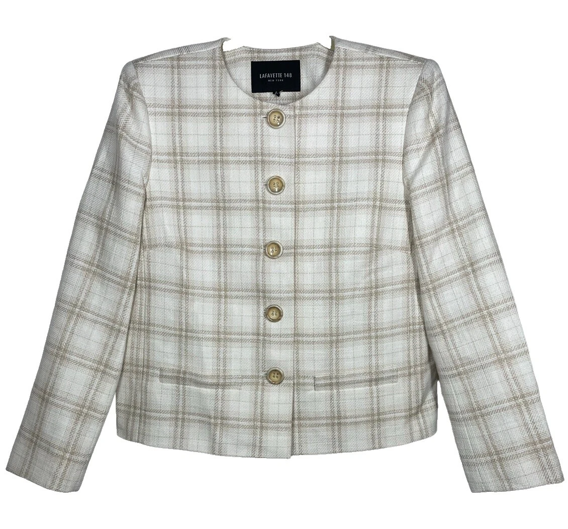 Lafayette 148 New York Brown Casual abrigos, chaquetas y chalecos para Mujeres