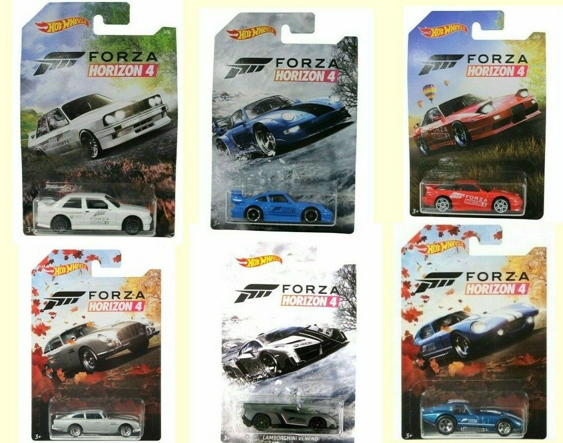 Hot Wheels Forza Horizon 4 Complete 6 Car Set Bundle