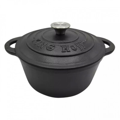 5908287215238 GARNEK ŻELIWNY 22cm 2,4L KINGHOFF KH-1523 KINGHOFF