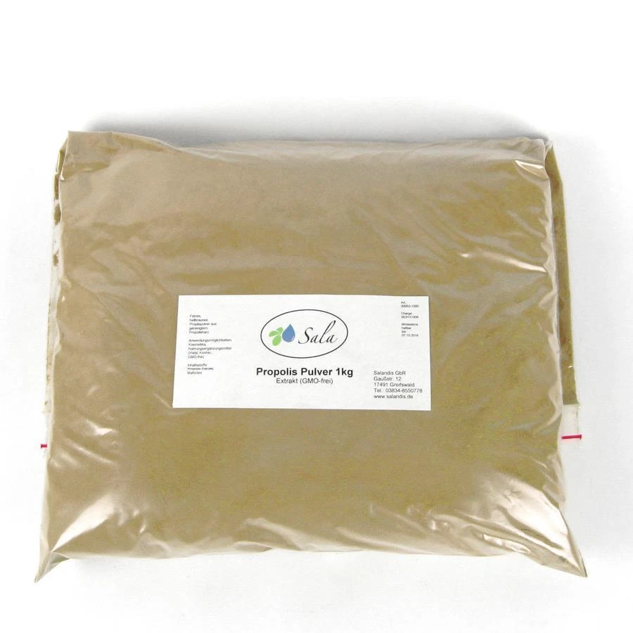 Sala Propolispulver Extrakt Propolis Pulver konv. 1 kg 1000 g Beutel