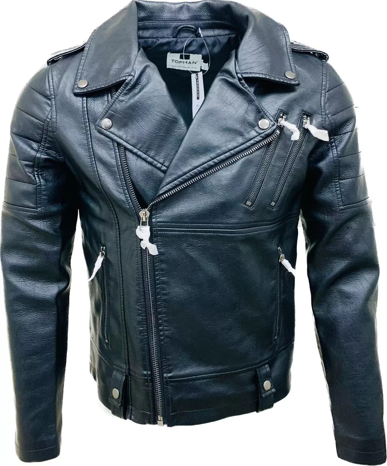 Men's Biker Jacket Topman Summer Jacket Faux Leather Long Sleeve Warm Jacket Top
Opens in a new wind