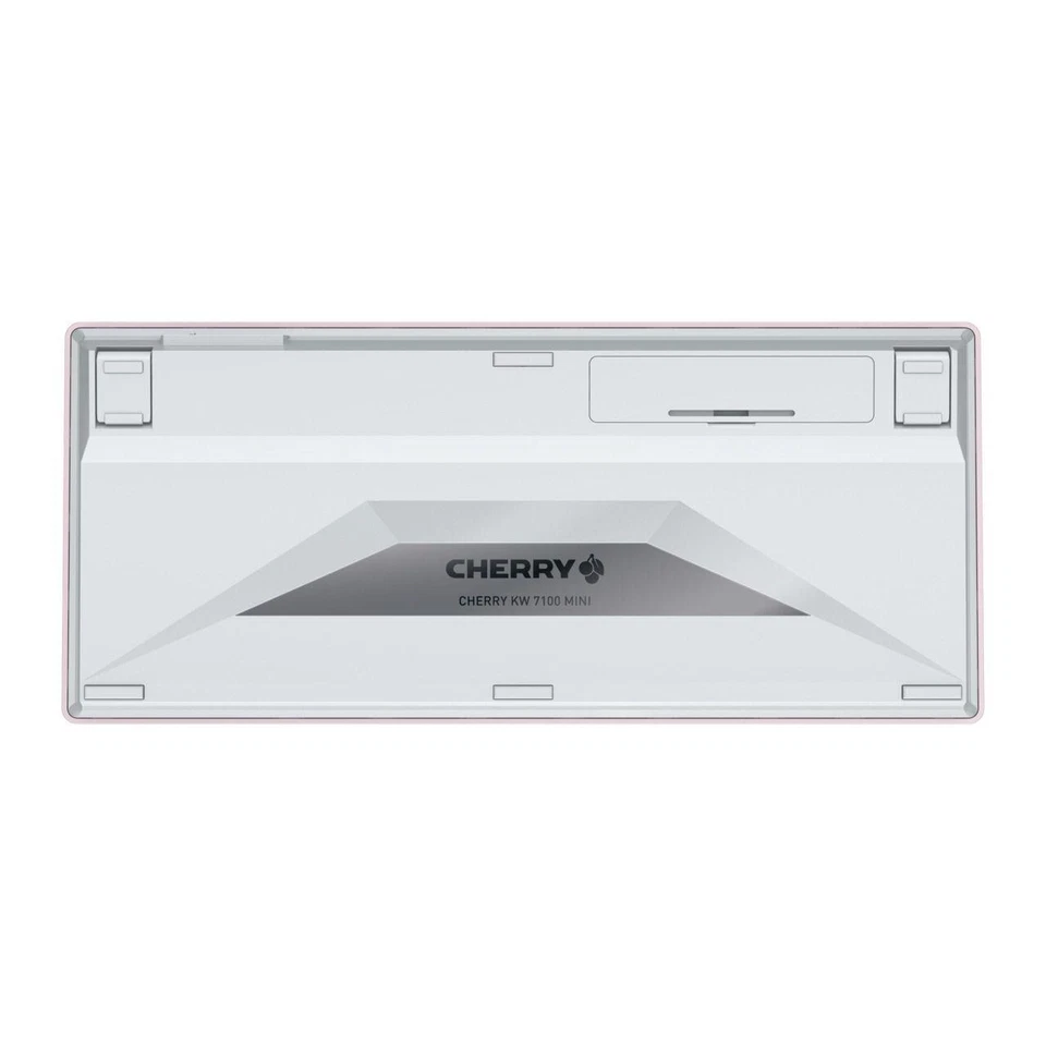 KW 7100 MINI BT Compact Wireless Bluetooth Keyboard Cherry Blossom Pink - Image 3 of 4