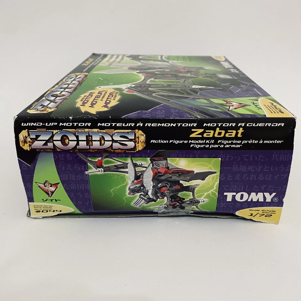 Figura de Acción Zoids TOMY Modelo Kit 1/72 Zoids Zabat Caja Original e Instrucciones Foto 2 de 4