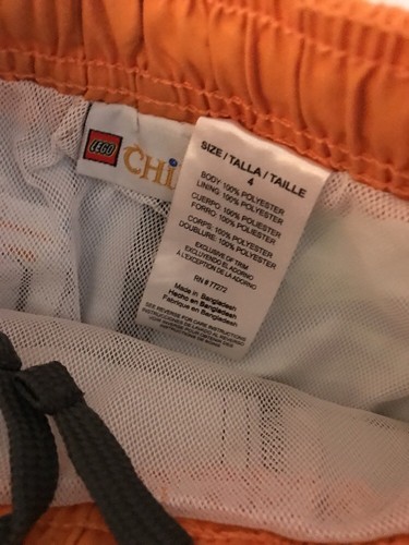 LEGO Toddler Boys' Chima Swim Shorts ORANGE MULTI Size 4 NWT Summer Beach Pool - Picture 8 of 12