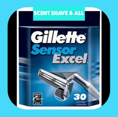 Gillette Sensor Excel Rasierklingen 30er Pack Original 3 x 10 SCHNELLER KOSTENLOSER VERSAND