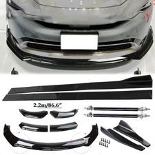 Front Bumper Lip Spoiler Side Skirts Rear Lip  For Toyota Prius 2011-2022 Body K