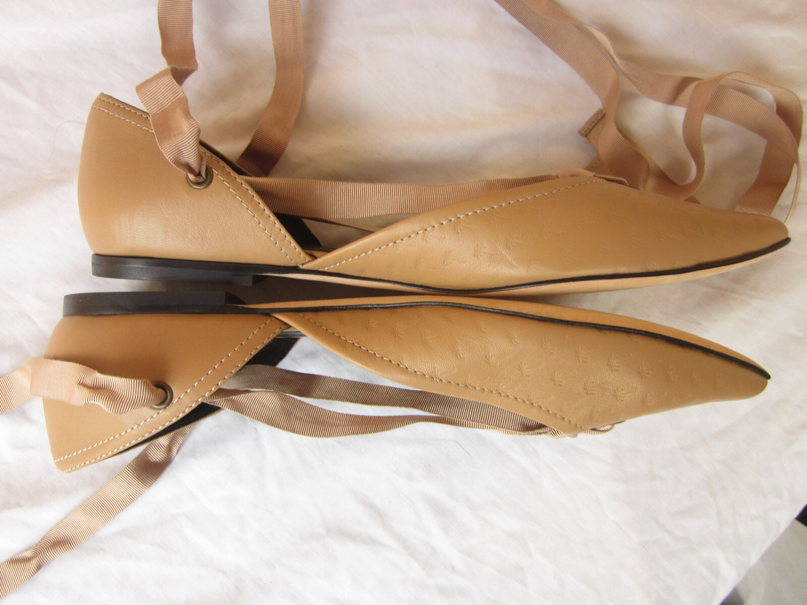 Tomas Maier pointy-toe ballet flats Italy 40 US 9 RibbonWrap NWOT Bottega Veneta thumbnail 4