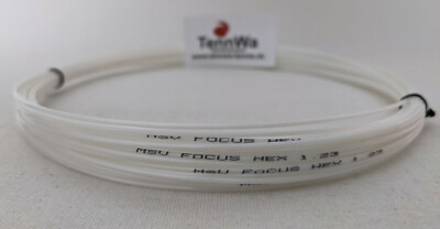 12m (0,7 /lfd.m) MSV Focus Hex 1,23mm weiß - besser als RPM Blast*