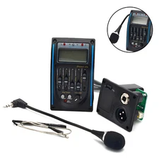 5 Band Guitar Equalizer Acoustic Preamp EQ Piezo Pickup Amplifier Tuner LCD Mi8n