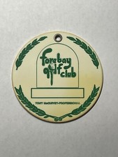 Vintage Rare Forebay Golf Club Golf Bag Tag - Santa Nella, CA - A Beauty 