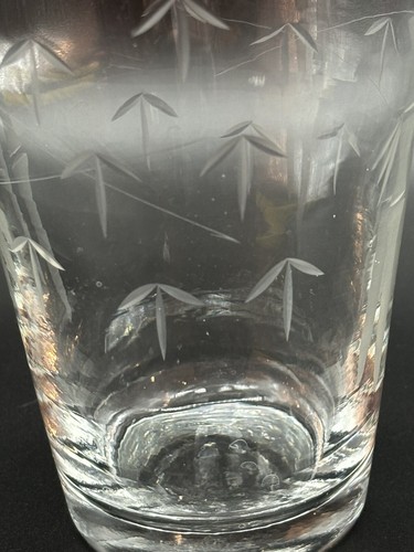 NORITAKE SASAKI BAMBOO Crystal Cocktail SHAKER Missing Part Of Lid Possible Vase - Picture 3 of 11