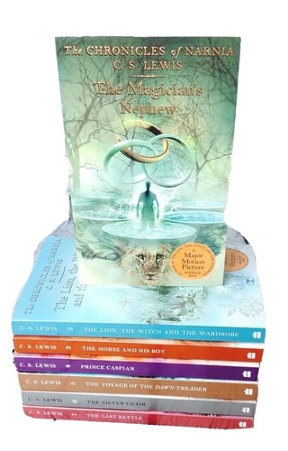 Chronicles of Narnia C.S. Lewis Lion Witch & the Wardrobe 1-7 ...