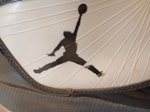 Vtg 2011 Air Jordan Flywire High Top Shoes Black/White 453640-102 Mens Size 10 - Picture 18 of 19