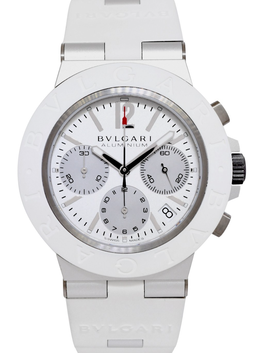 Bvlgari Bvlgari Chronograph Aluminum White 40mm Automatic Watch B