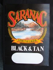 Saranac Stout & Lager Bar Advertising Poster - Utica, NY