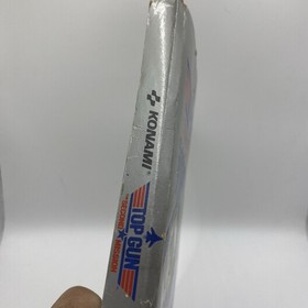 Nintendo NES Top Gun Second Mission No Manual Tested Works BOX DAMAGE READ