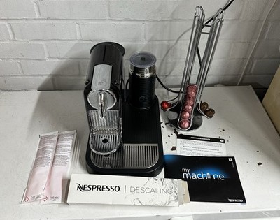 Magimix Nespresso Citiz Milk M190 Chrom Kaffeemaschine + Milchaufschäumer Podhalter