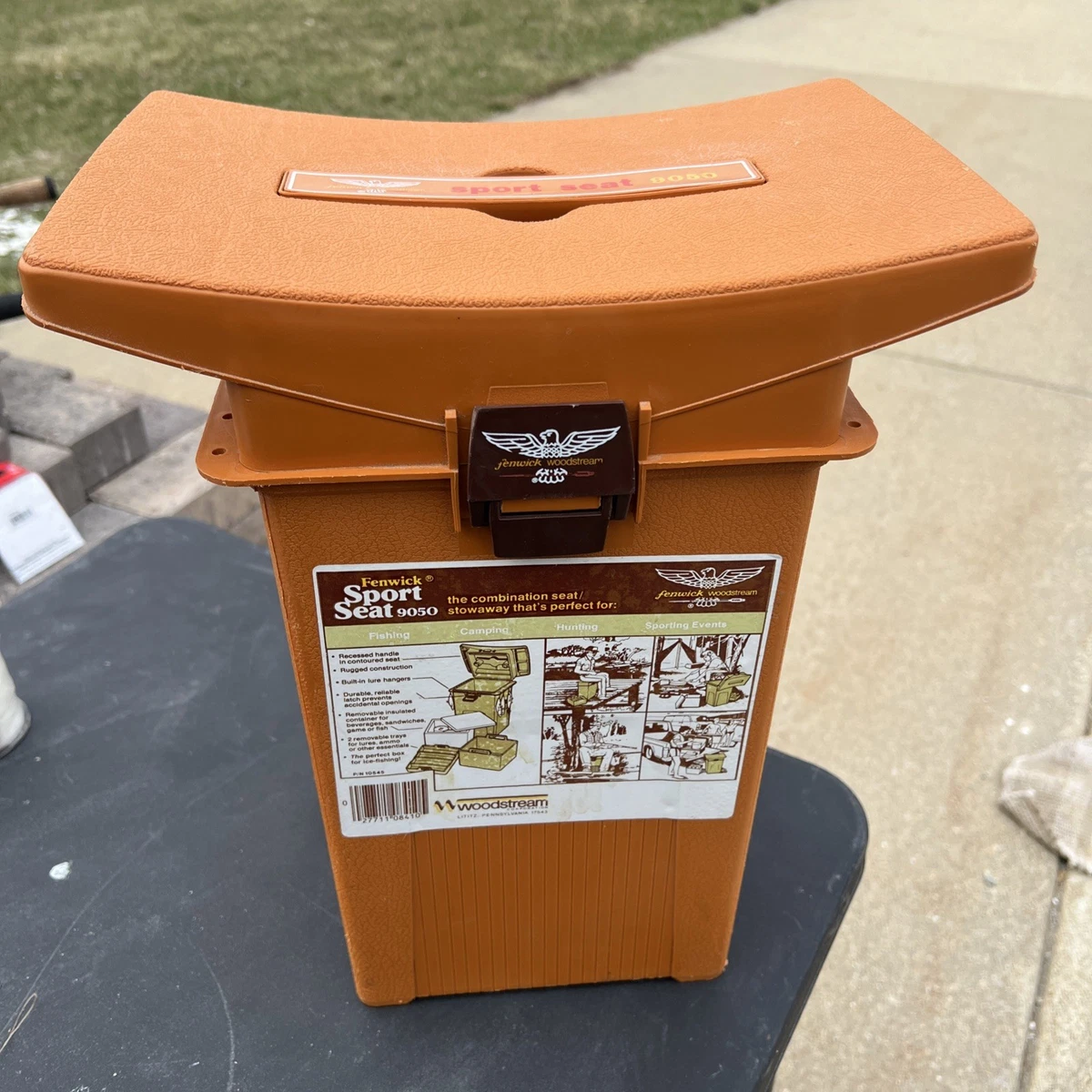best fishing seat box for under 400 Guide Series™ Hinged Boat Storage – LEFT/PORT SIDE MOUNTING – Fish Fighter® Products Fish Bum Walleye Stinger Size:7'/FR702SF snapper