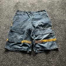 Marithe Francois Girbaud Vintage Y2K Denim Cargo Shuttle Tape Jorts