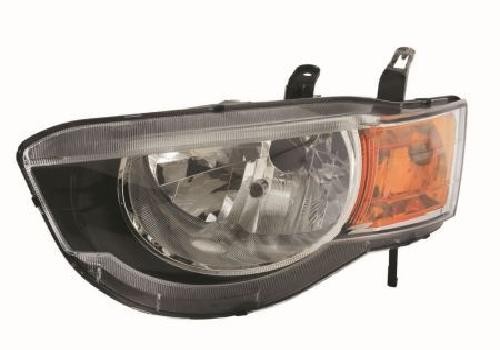 ABAKUS Left Main Headlight 214-1194LMLDEM2 for Mitsubishi, H4, LWR Actuator