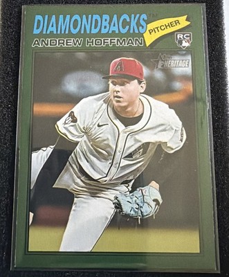 2026 Topps Heritage Andrew Hoffman Green Boarder Rookie RC #211