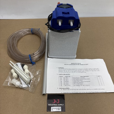 #ad New Dema 81.118.18 15 RPM TITAN PUMP MODULE KIT three Roller Peristaltic Pump. $555.00