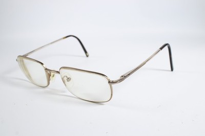 Safilo Brille Elasta 7129 Herren Gold Vollrand Metall Eyewear Brille Brillengestell