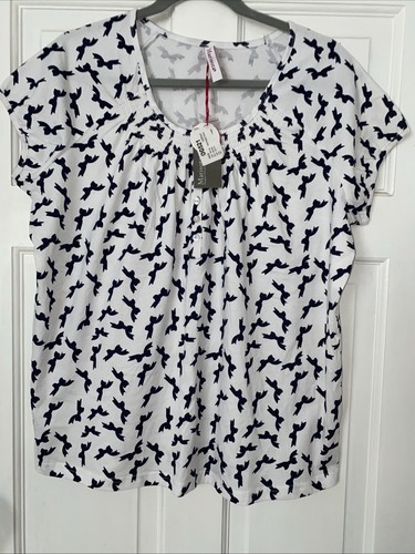Black And White Size16/18 Matisotatop BNWT