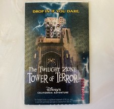 Disneyland USED TICKET STUB Twilight Zone Tower of Terror *DROP IN IF YOU DARE*