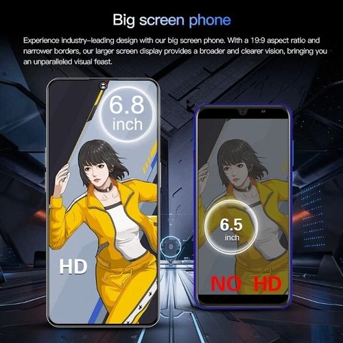 New Povo 5 Pro Smartphone Global Unlocked Android 8+512GB 6.8'' 8800mAh Gifts - Afbeelding 17 van 19