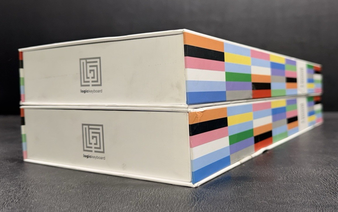 Lot of 2, LogicKeyboard KB-PCBWH, Media Composer and ProTools Keyboard, Astra PC