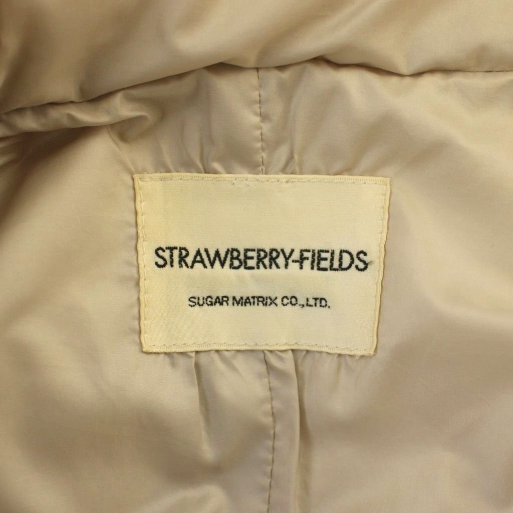 Strawberry-Fields Down Jacket M Beige Women's Puf… - image 3