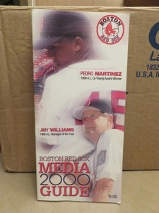 BOSTON RED SOX 2000 MEDIA GUIDE