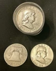 New Listing1950 Franklin Silver Half Dollars Roll (20)