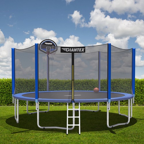 Goplus 14FT Trampoline Replacement Safety Pad Bounce Frame Spring Cover Blue - Picture 9 of 9