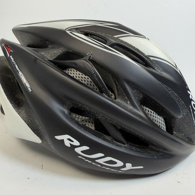 Rudy Project Sterling Road Bike Helmet L 59-61 Cm Black White READ DESCRIPTION