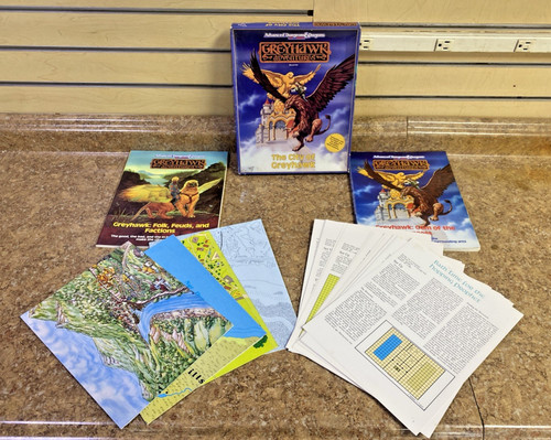 Greyhawk Adventures - City of Greyhawk Boxed Set AD&D 2nd Ed. TSR 1043 Complete