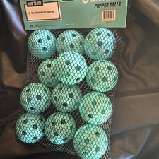 Popper Mini Plastic Baseballs, Made of Impact Resistant and Rebounding Materi...