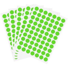 PARLAIM 1050 PCS 3/4 Inch Round ColorCode Dot Stickers Color Coded Circle St...