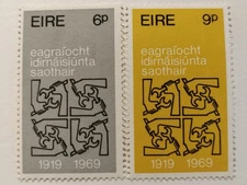 Ireland Stamps - ILO 50th Anniversary 1969 MNH Sc#272-3