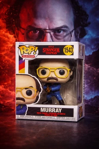 NEW Funko Pop Stranger Things Season 4 Murray Vinyl Figure #1543