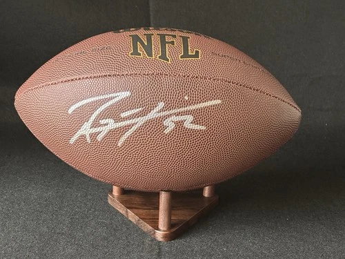 Ray Lewis Baltimore Ravens HOF Signed Autographed NFL Wilson Football COA