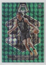 2023-24 Panini Mosaic Rookies Teal Mosaic Prizm 43/75 Noah Clowney #250 04tw