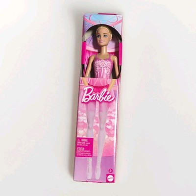 Barbie Ballerina Doll Blonde Fashion Purple Expandable Tutu With Ballet Arms New