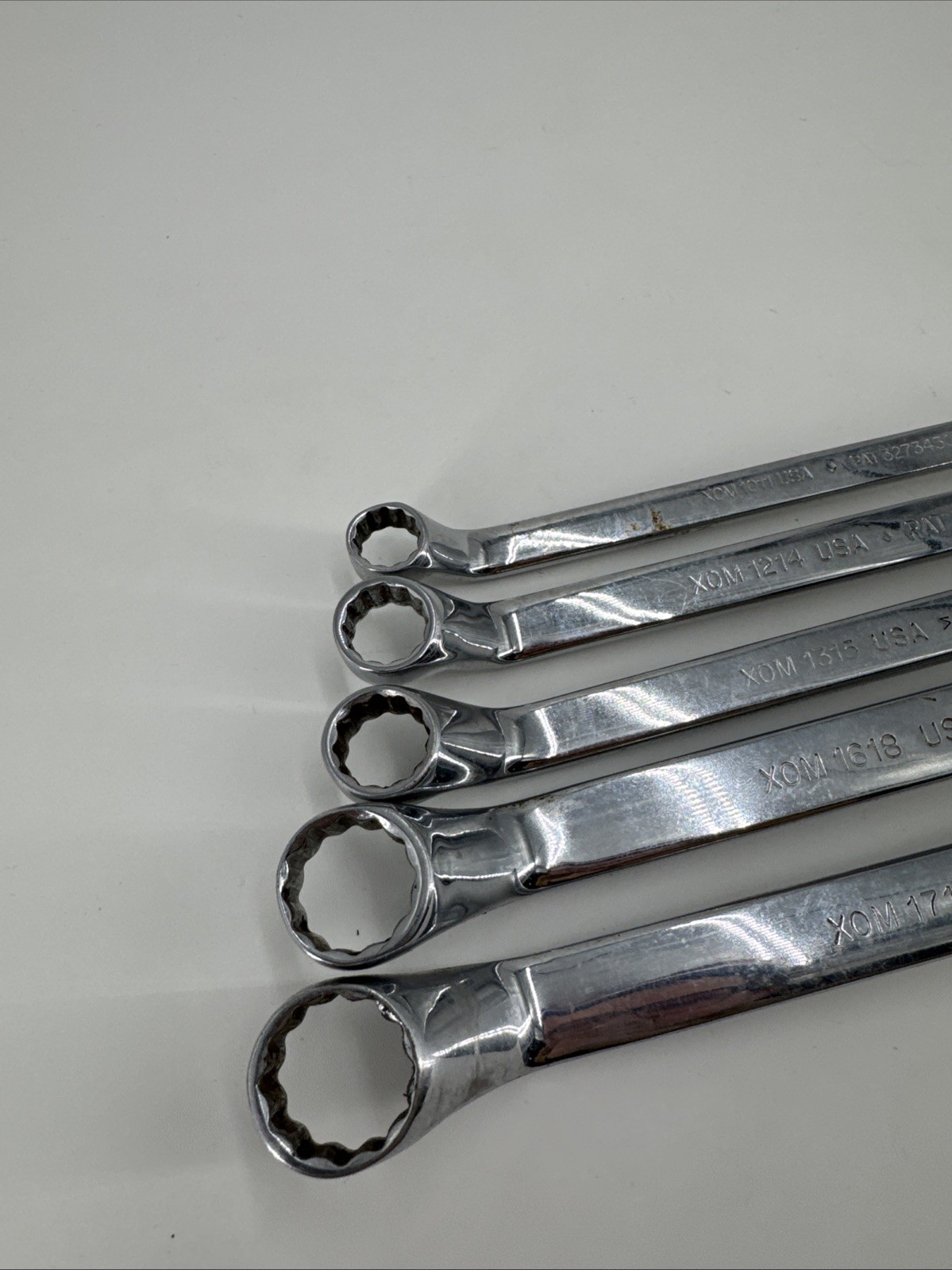 SNAP ON TOOLS USA XOM605 5PC 12 Point Metric 10-19mm Deep Offset Box Wrench Set