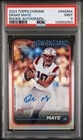 2024 Topps Chrome - Rookie Autographs Drake Maye #RA-DMA (AU, RC)