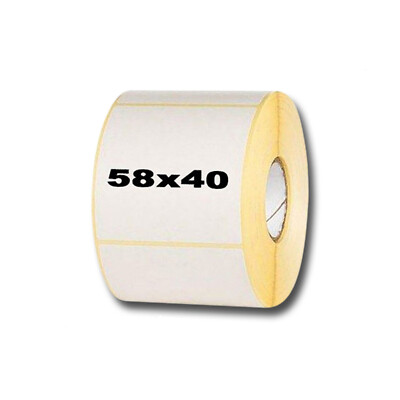 Ladenwaage Etiketten - (58x40mm) CAS, Dibal, Bizerba, Avery Berkel -8 16 24 48 Rollen