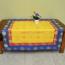 80*80 Tibetan Altar Cloth Auspicious Embroidery Buddha Statue Altar Cover Table