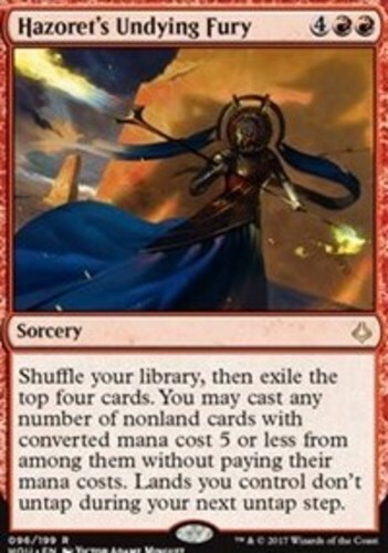 Hazoret's Undying Fury X4 (Hour of Devastation (2017)) Magic The Gathering (Nuevo en M) *CCGHhouse* Magic - Imagen 1 de 1