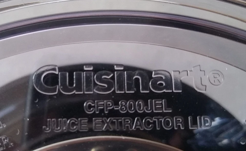 Extractor de jugo genuino Cuisinart CFP-800JEL CFP-800 solamente Foto 3 de 4